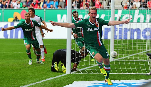 Jan-Ingwer Callsen Bracker erzielte das zwischenzeitliche 2:0 für Augsburg
