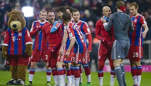 Der FC Bayern gewann gegen den 1. FC Köln sein elftes Heimspiel in dieser Saison