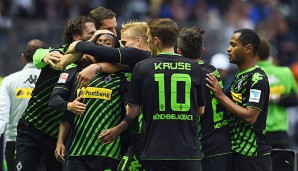 Die Gladbacher sind nach dem späten Sieg weiter auf Champions-League-Kurs