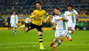 Marco Reus schoss den BVB kurz vor der Halbzeit mit 1:0 in Führung