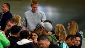 Kevin De Bruyne sah den Wolfsburger Sieg von der Loge aus