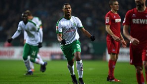 Serge Gnabry erzielte den Ausgleich für Werder Bremen gegen den 1. FC Köln