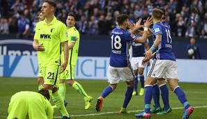Der Schalke 04 besiegte den FC Augsburg mit 3:0
