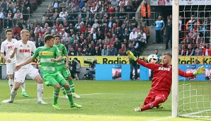 Der 1. FC Köln unterlag im Derby zuhause gegen Borussia Mönchengladbach