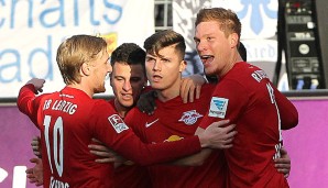 RB Leipzig setzt seinen Siegeszug in Darmstadt fort. Sabitzer erzielte beide Tore für die Gäste