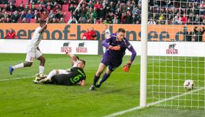 Cordova gelingt der Ausgleich für Augsburg. Der Anfang vom Ende für Hannover 96 ...