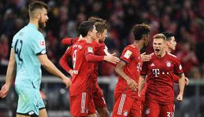 Der FC Bayern ist mit einem Kantersieg an die Tabellenspitze zurückgekehrt.