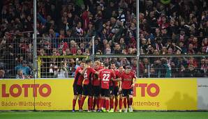 Der SC Freiburg gewann sein Heimspiel gegen Borussia Mönchengladbach.