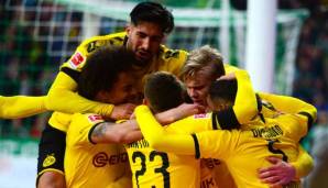 Dortmund hat mit 2:0 in Bremen gewonnen.