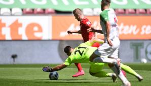 Timo Werner traf doppelt gegen den FC Augsburg.