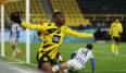 Youssoufa Moukoko erzielte gegen Hertha BSC das 2:0 für den BVB.