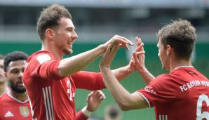 Der FC Bayern München hat mit 3:1 gegen Werder Bremen gewonnen. Joshua Kimmich hatte Anteile an allen drei Toren, eines davon erzielte natürlich Robert Lewandowski. Die Note und Einzelkritiken.
