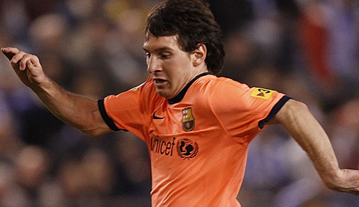 Lionel Messi erzielte das 2:1 für Barcelona gegen Kiew, verletzte sich dann aber in der letzten Minute