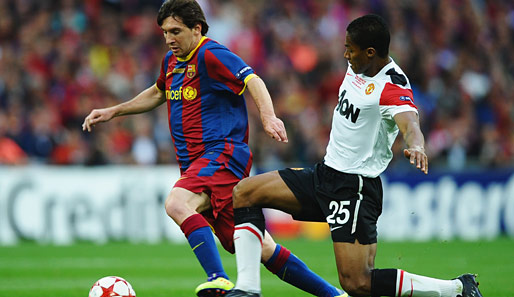 Überragend: Manchester United konnte Barcas Wirbelwind Lionel Messi (l.) nicht stoppen