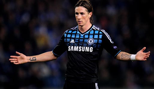 Fernando Torres konnte im Angriffsspiel von Chelsea keine entscheidenden Impulse setzen