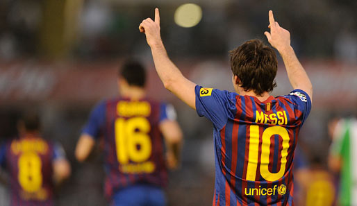 Der Argentinier Lionel Messi spielt seit 2002 beim FC Barcelona