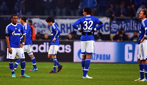 Fassungslos: Trotz Führung im Rückspiel hat Schalke den Viertelfinaleinzug weggeschenkt