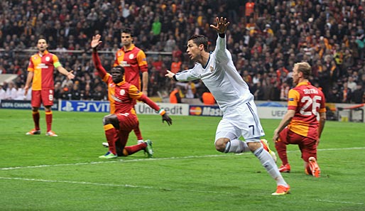 Cristiano Ronaldo erzielte in Istanbul einen Doppelpack, Saisontore zehn und elf