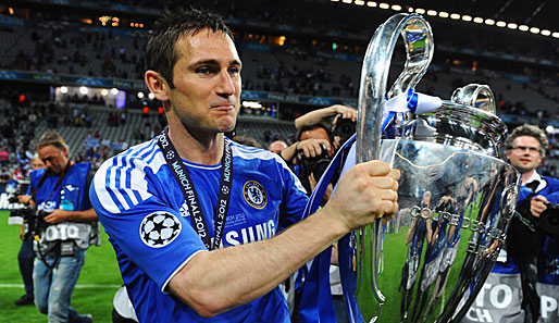Lampard durfte im vergangenen Jahr den Henkelpott in der Allianz Arena in die Luft stemmen