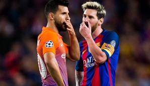 Sergio Agüero nichts von einem Streit von Lionel Messi mit einem anderen City Spieler bemerkt