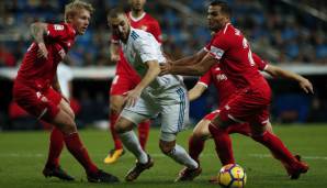 Rang 12: FC SEVILLA - In den letzten zehn Spielen hat Sevilla nur gegen Barca und Real verloren, in der Liga war man bis zum Samstag an Real dran. Bleibt uns nur noch, Coach Berizzo alles Gute im Kampf gegen den Krebs zu wünschen