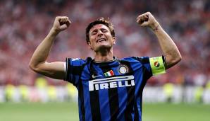 Javier Zanetti: Inters Rekordspieler (über 800 Einsätze) beendete 2014 nach 19 Jahren Klubtreue seine Karriere in Mailand. Seitdem ist er Vize-Präsident der Nerazzurri.
