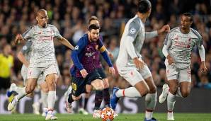 Im Halbfinal-Hinspiel ließ Lionel Messi einmal seine Extra-Klasse aufblitzen und führte die Katalanen als Barca-Kapitäne zum 3:0-Heimsieg gegen Liverpool.