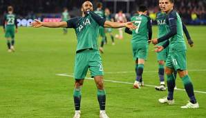 Bis(s) zum Ende: Lucas Moura wurde mit drei Toren gegen Ajax Amsterdam zum Helden für Tottenham Hotspur.