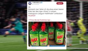 Ajax-Ultras mal anders ...
