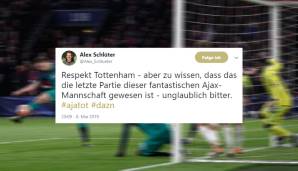 Schade, dass Ajax wohl ausverkauft wird ... Da hat DAZN-Kollege Alex Schlüter Recht.