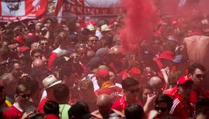 Beim Champions-League-Finale in Madrid zwischen Tottenham Hotspur und dem FC Liverpool übernehmen die Reds-Fans schon am Nachmittag das Kommando in der spanischen Hauptstadt.