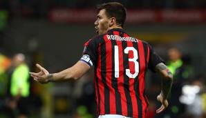 Platz 4: u.a. Alessio Romagnoli (AC Milan) - 7 Mal ausgedribbelt (41 Spiele)