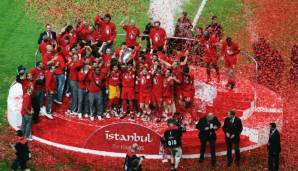 Liverpool holte sich 2005 in Istanbul den Titel.