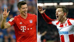 Der FC Bayern startet mit dem Spiel gegen Roter Stern Belgrad in die Champions-League-Saison. Hier erfahrt Ihr, welche Startformationen die beiden Trainer auf das Feld schicken könnten.
