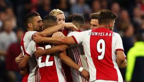 Platz 14 - Ajax Amsterdam: Die Abgänge der Helden der vergangenen Saison de Jong und de Ligt wiegen zwar schwer, die Mannschaft ist aber in guter Frühform. In fünf Spielen gelangen 19 Tore, Tadic und Ziyech treffen wie in der vergangenen Saison.