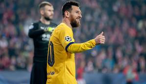 Lionel Messi traf gegen Slavia Prag.