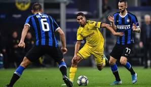 Das Hinspiel verlor Borussia Dortmund mit 0:2 gegen Inter Mailand.