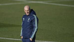 Zinedine Zidane ist mit Real Madrid seit über einem Monat ungeschlagen.