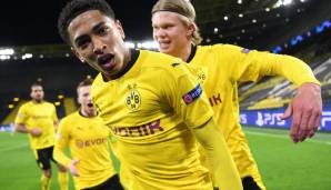 Platz 9: Jude Bellingham für Borussia Dortmund am 14.04.2021 gegen Manchester City (17 Jahre, 9 Monate, 16 Tage).