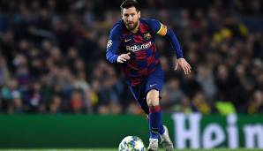 Platz 8: Lionel Messi (FC Barcelona) - 4.