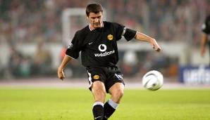 Mittelfeld: ROY KEANE. Auch Keane verbrachte zwölf Jahre in Manchester und absolvierte 326 Spiele von 1993 bis 2005 für United.
