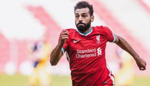 Platz 22: MOHAMED SALAH (Rechtsaußen, FC Liverpool) - 14 kreierte Chancen