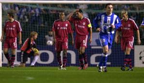 Allerdings sorgte Deportivo auch in den Jahren danach noch für Furore: 2001/02 scheiterte man im Viertelfinale gegen Manchester United, unvergessen bleibt Makaays Dreierpack gegen die Bayern 2002/03 und der Durchmarsch ins Halbfinale 03/04.