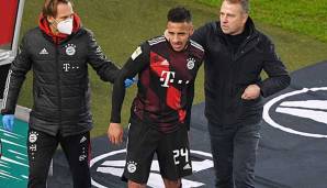 Aufmunterung vom Bayern-Trainer: Der gerade erst wiedergenesene Tolisso musste gegen Stuttgart erneut verletzt ausgewechselt werden.