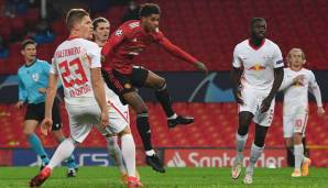 RB Leipzig verlor das Hinspiel bei Manchester United deutlich mit 0:5.