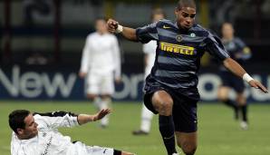 Platz 3: ADRIANO in seinem 11. Einsatz für Inter am 23.11.2005.