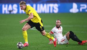 Platz 1: ERLING HAALAND in seinem 7. Einsatz für Borussia Dortmund am 17.02.2021.