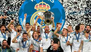 TITEL: Real Madrid (13) - 1956, 1957, 1958, 1959, 1960, 1966, 1998, 2000, 2002, 2014, 2016, 2017 und 2018.