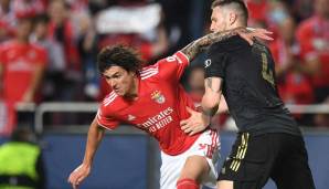 Darwin Nunez erzielte in dieser Saison in elf Spielen sechs Tore für Benfica.