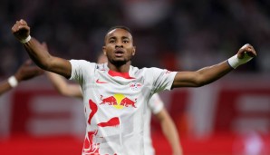 Christopher Nkunku will mit RB Leipzig den nächsten Sieg gegen Celtic Glasgow feiern.